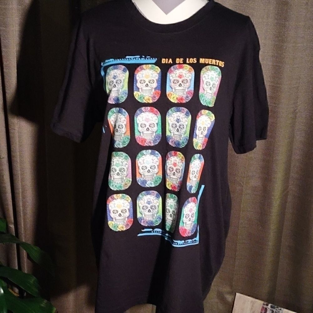 Dia Delos Muertos Day of the Dead Unisex Tee